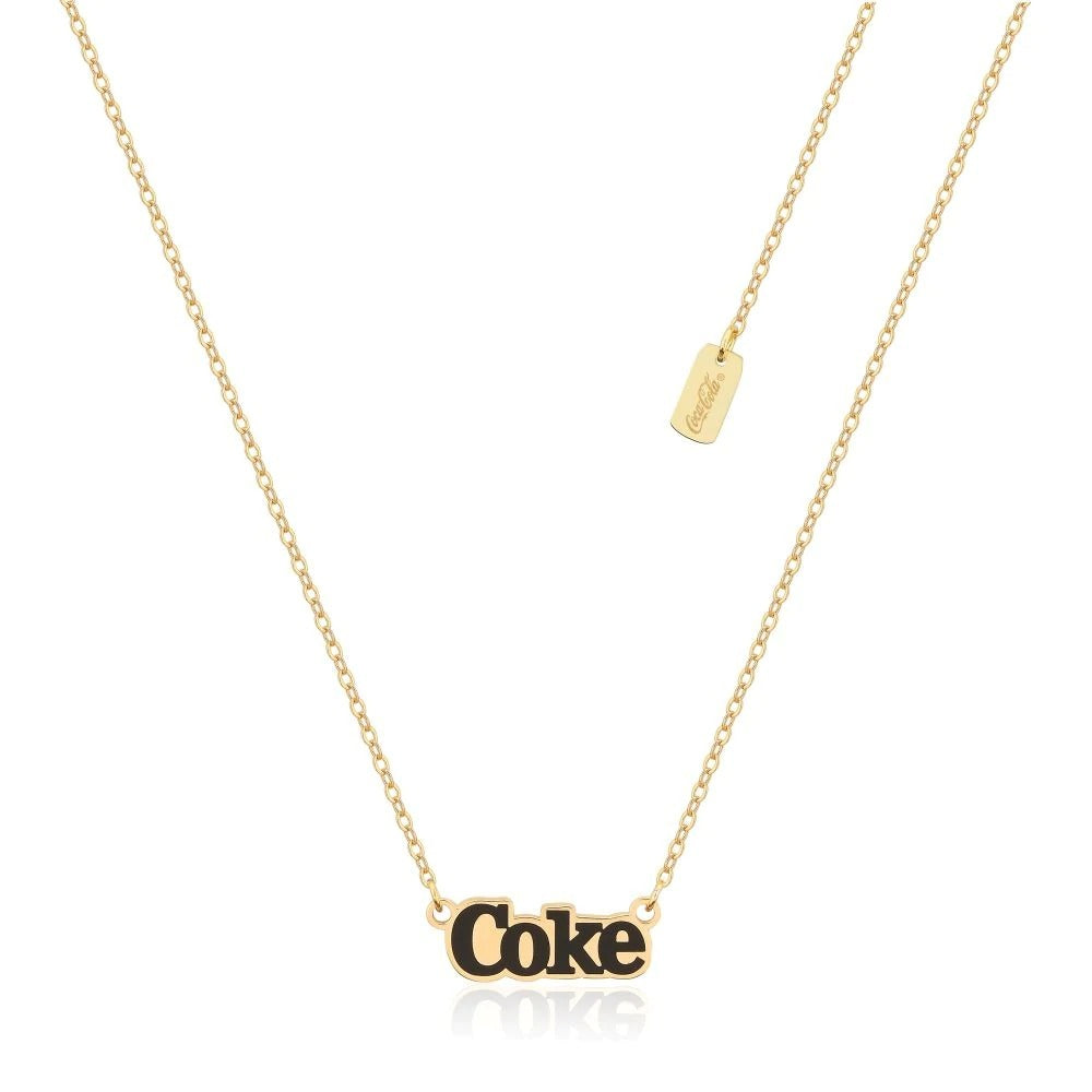 Couture Kingdom - Coca Cola - Coke Necklace Yellow Gold