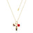 Couture Kingdom - Coca Cola - Polar Bear Trio Charm Necklace Yellow Gold