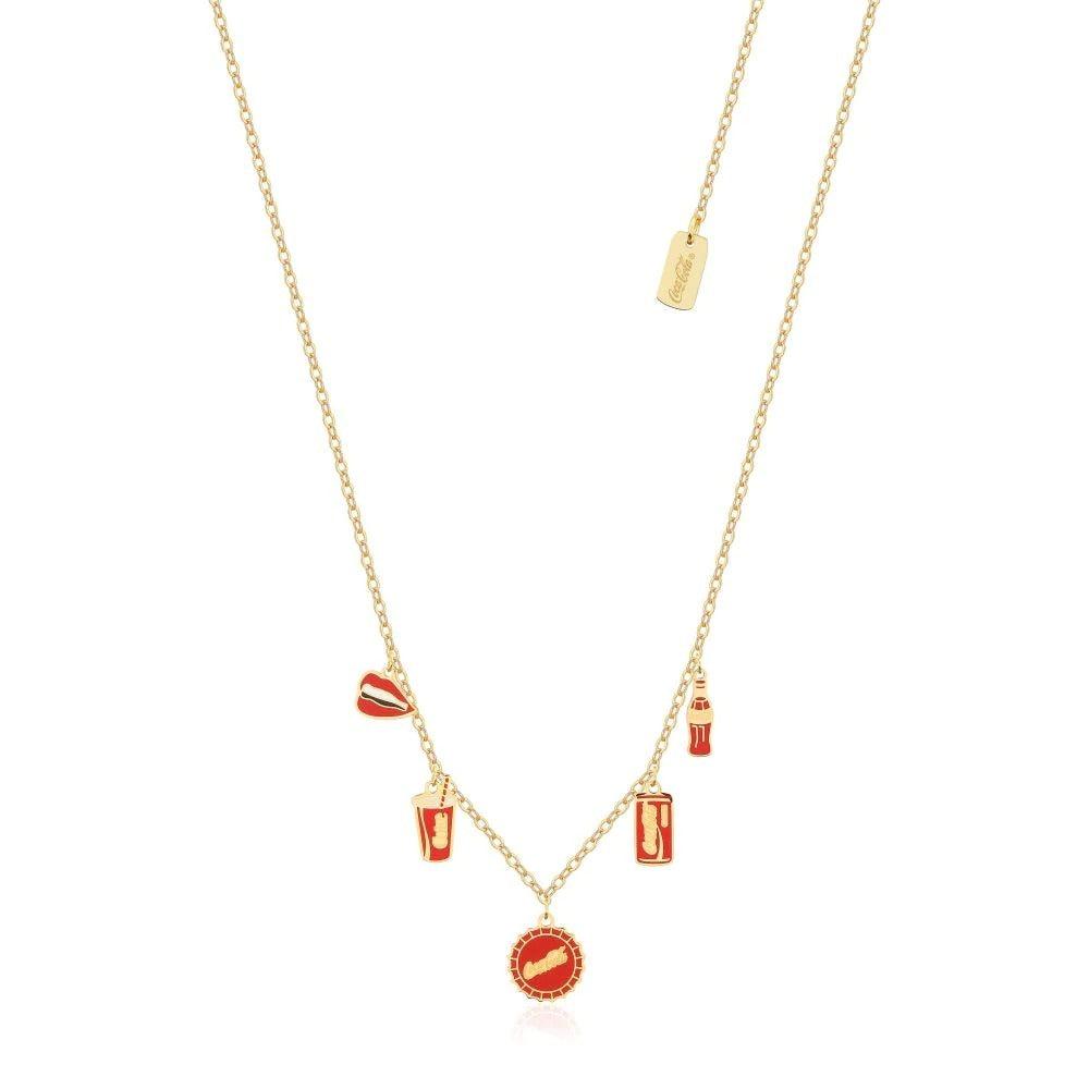 Couture Kingdom - Coca Cola - Charm Necklace Yellow Gold
