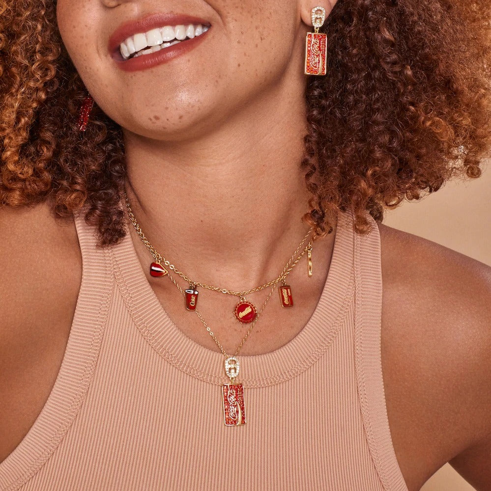 Couture Kingdom - Coca Cola - Charm Necklace Yellow Gold