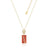 Couture Kingdom - Coca Cola - Classic Can Crystal Necklace Yellow Gold