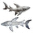 Zibo Glass Ornament - Nano Sharks (Set of 2)