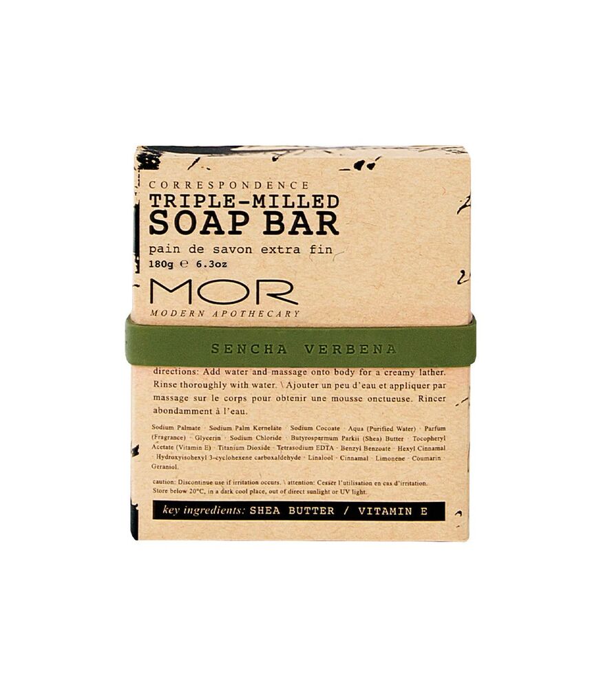 MOR Correspondence Sencha Verbena Triple-Milled Soap