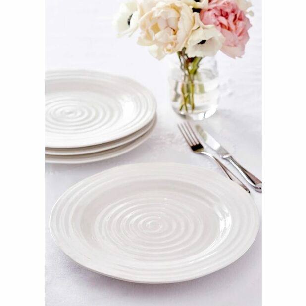 Sophie Conran for Portmeirion - White Dinner Plates 28cm (Set of 4)