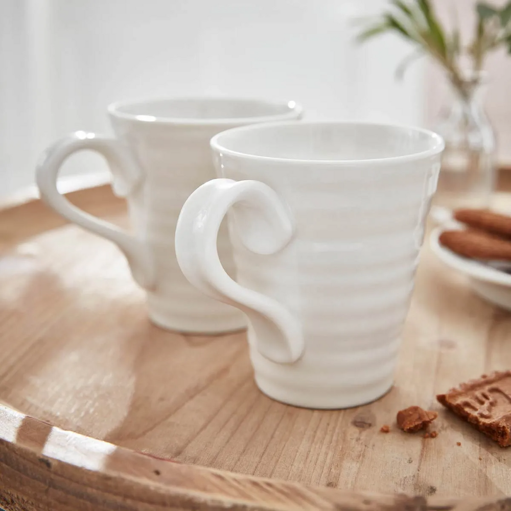 Sophie Conran for Portmeirion - White Mugs (Set of 2)