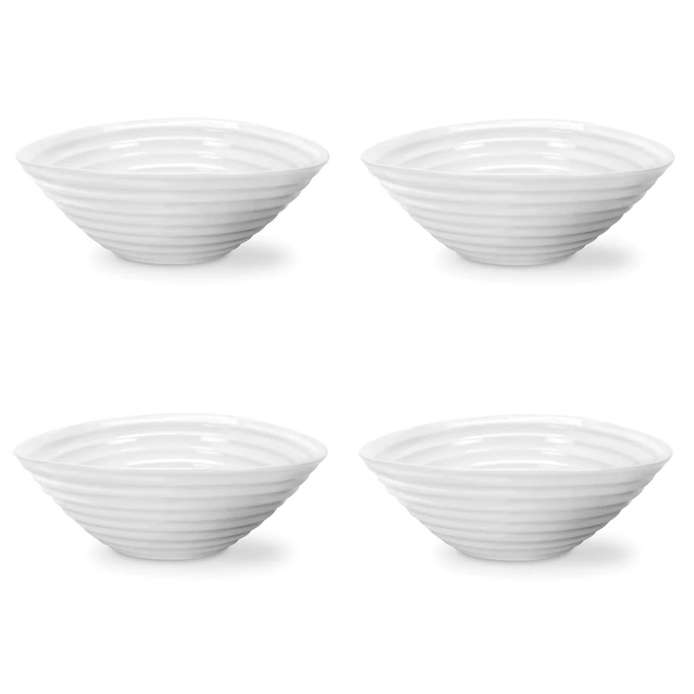 Sophie Conran for Portmeirion - White Cereal Bowls 19cm (Set of 4)