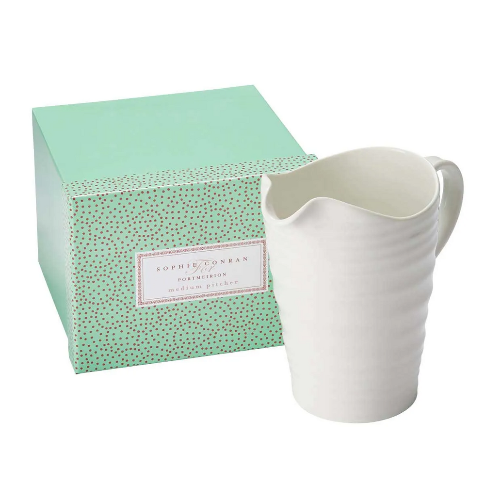 Sophie Conran for Portmeirion - White Medium Pitcher 800ml