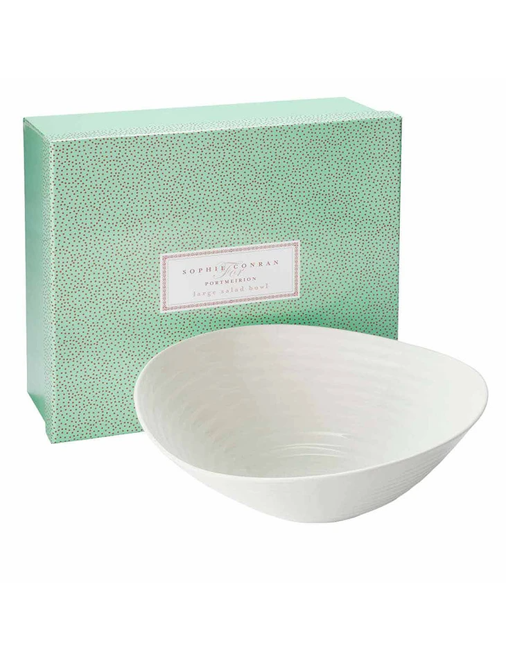 Sophie Conran for Portmeirion - White Large Salad Bowl 33cm
