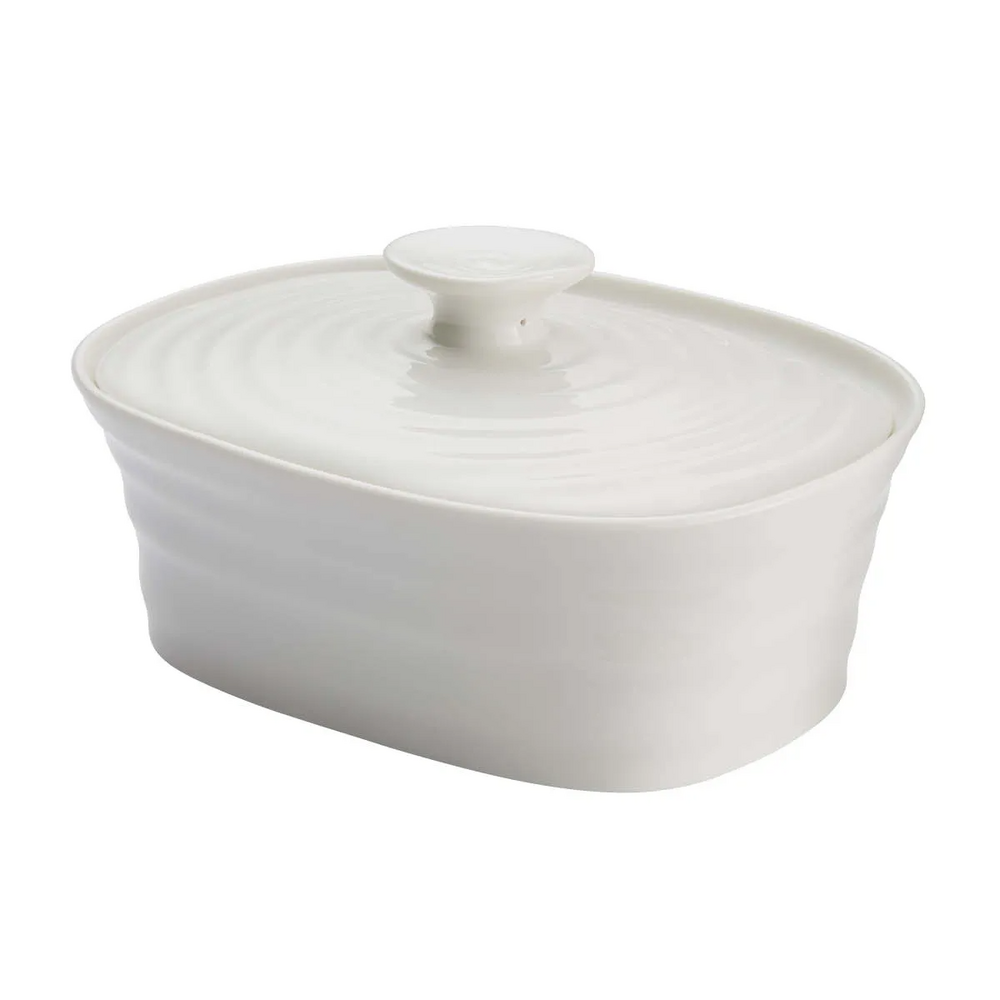 Sophie Conran for Portmeirion - White Covered Butter Dish