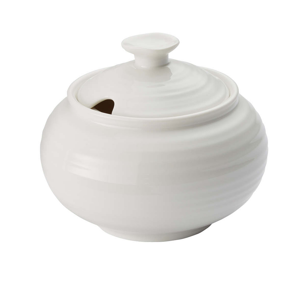 Sophie Conran for Portmeirion - White Covered Sugar Bowl