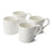 Sophie Conran for Portmeirion - White Short Mugs 230ml (Set of 4)