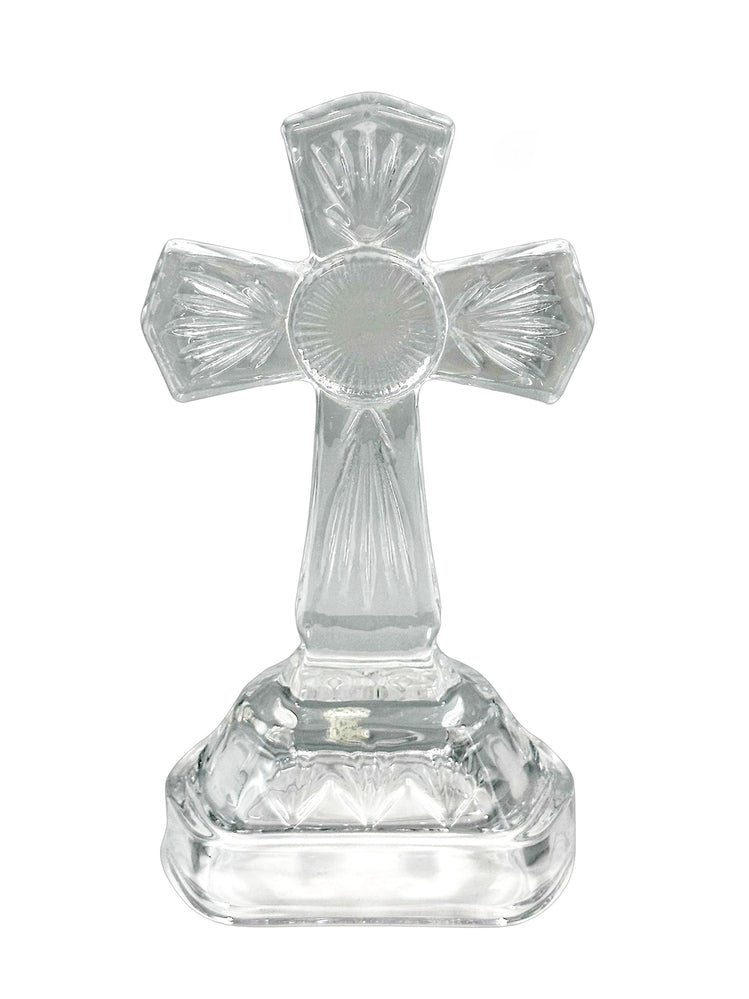 Glass Cut Standing Cross