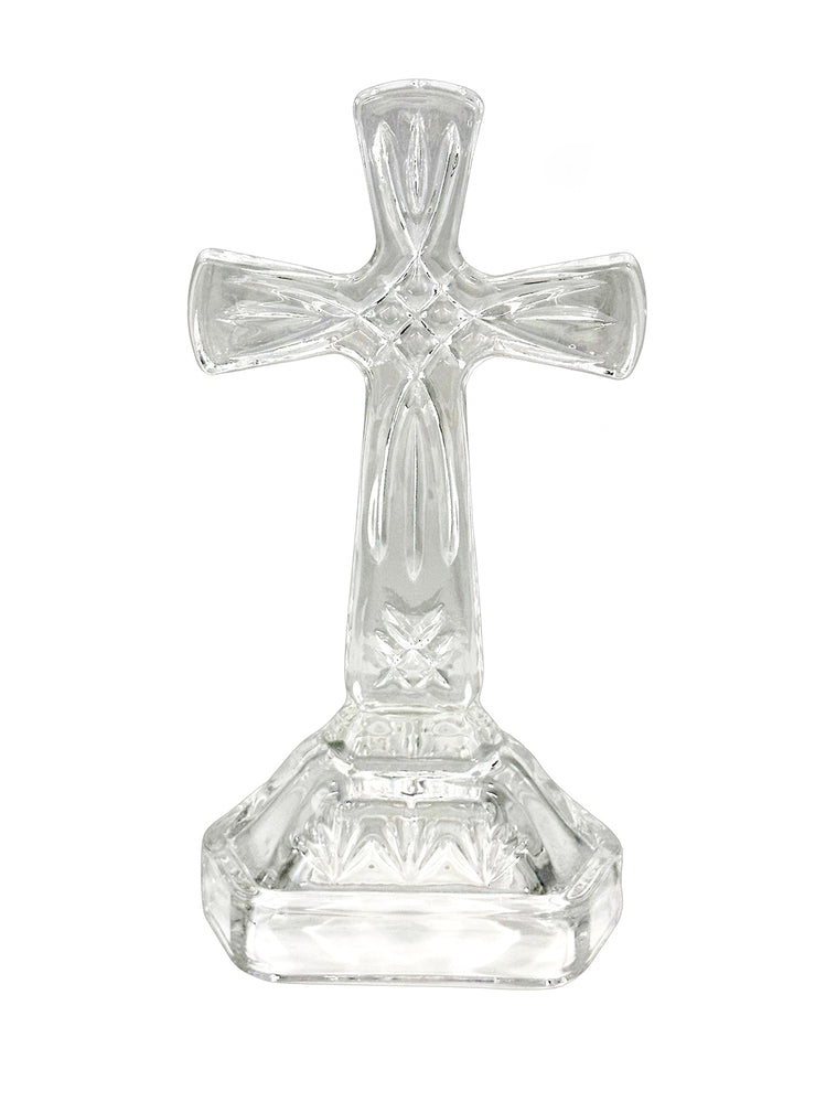 Glass Cut Standing Cross