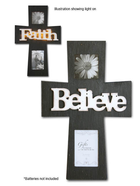 LED Cross - Believe