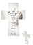 Ceramic Cross - Baptism