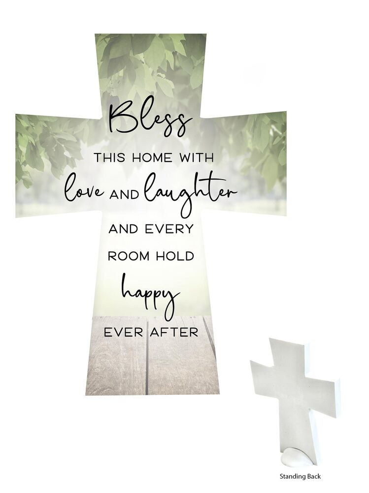 Ceramic Cross - Bless This House
