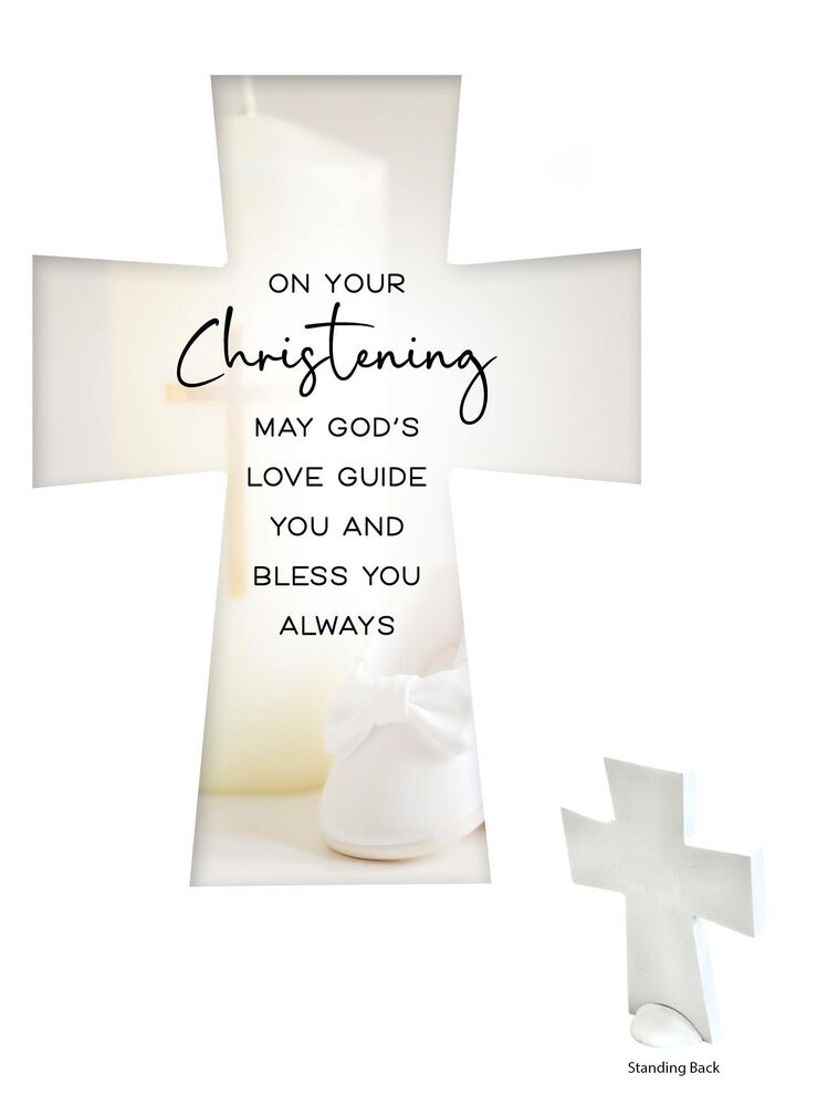 Ceramic Cross - Christening