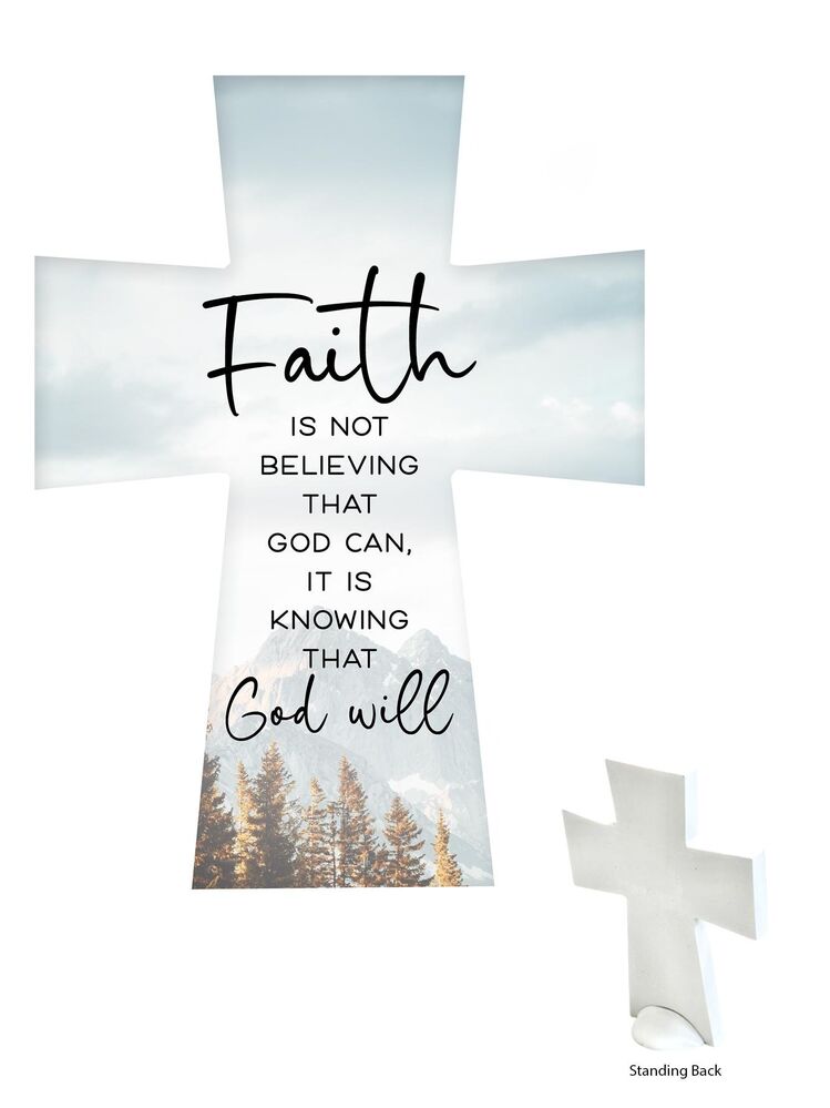 Ceramic Cross - Faith