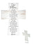 Ceramic Cross - Our Father