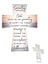 Ceramic Cross - Serenity Prayer