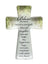 Glass Cut Standing Cross - Bless This House