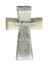 Glass Cut Standing Cross - Footprints