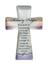 Glass Cut Standing Cross - Serenity Prayer