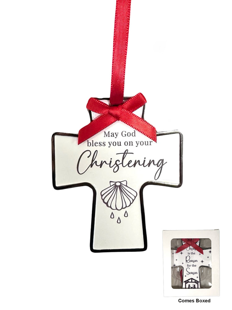 Cross Ornament - Christening