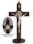 Standing Crucifix St Benedict - 20cm x 10cm Metal & Wood Finish