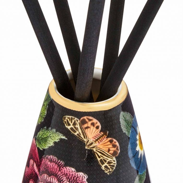 Spode Creatures Of Curiosity - Reed Diffuser - Black Floral