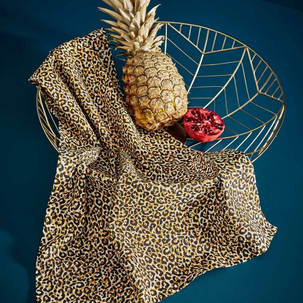 Spode Creatures Of Curiosity - Tea Towel - Leopard Print