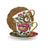 Spode Creatures Of Curiosity - Teacup & Saucer - Animal Print