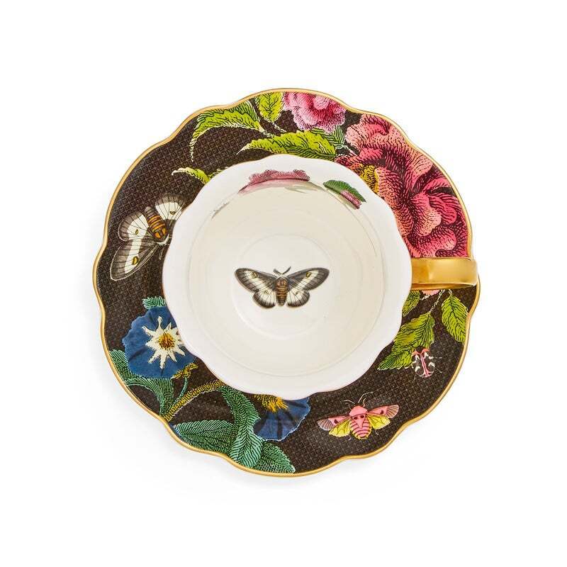 Spode Creatures Of Curiosity - Teacup & Saucer - Animal Print