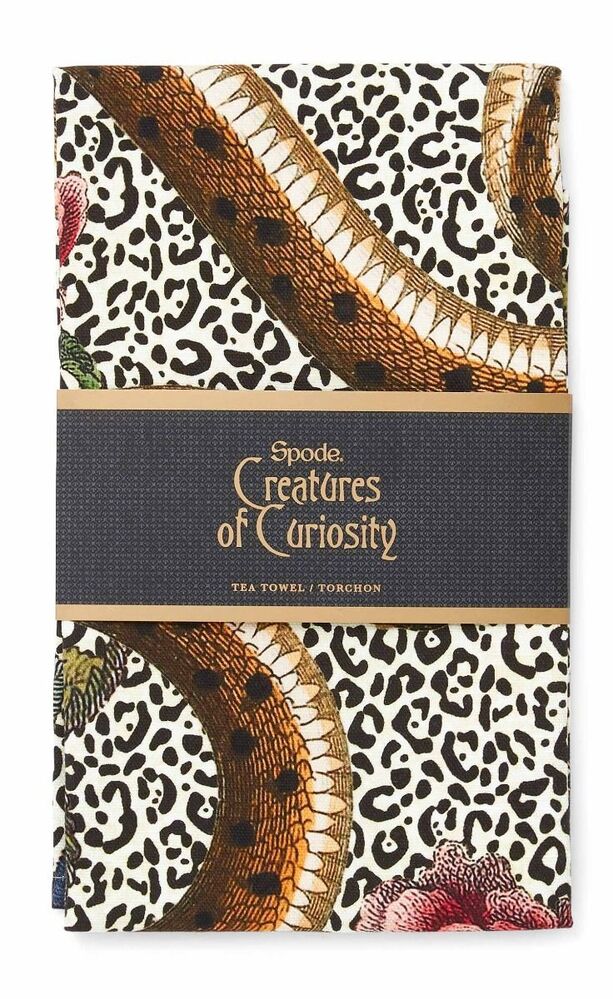 Spode Creatures Of Curiosity - Tea Towel - Animal Print