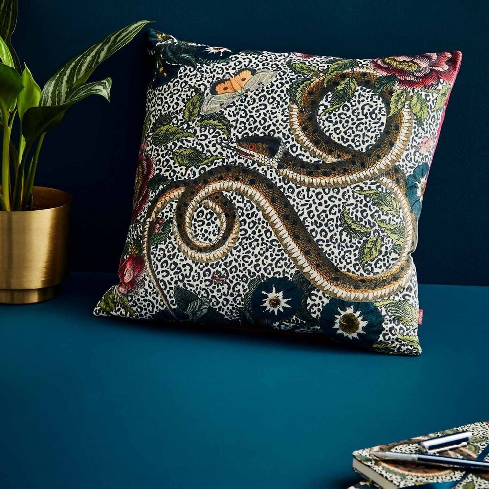 Spode Creatures Of Curiosity - Velvet Square Cushion - 45cm