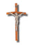 Wall Crucifix - 20cm Metal & Wood