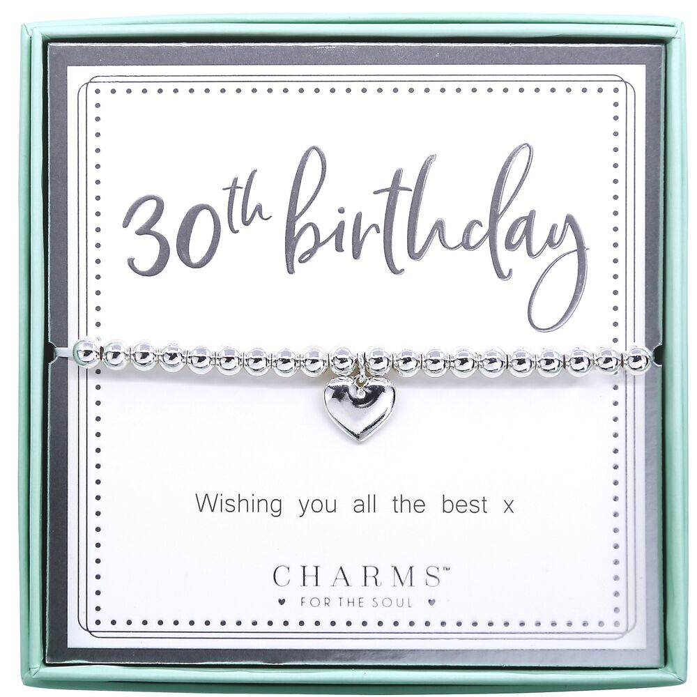 Charms For The Soul by TAG - 30th Birthday Bracelet