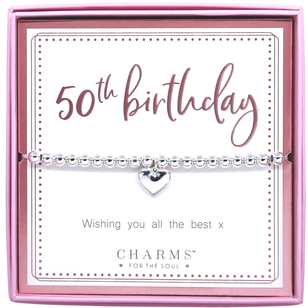 Charms For The Soul by TAG - 50th Birthday Bracelet