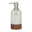 Elemental Bathroom - Moto Marble & Wood Soap Dispenser