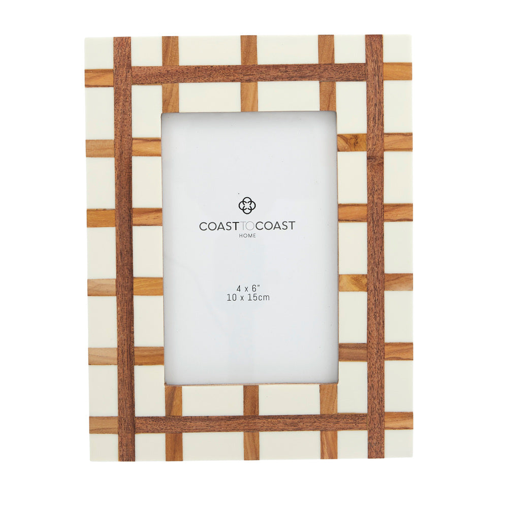 Coast To Coast Home - Photo Frame Colson Wood & Resin 4x6"