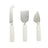 Assemble Kitchen - Mara Set Of 3 Marble & Steel Cheese Knives