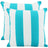 NF Living Outdoor Cushion - Aqua Stripe 50x50cm