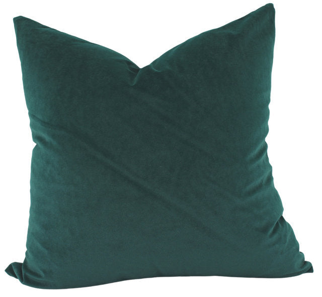 NF Living Cushion - Aria Feather Filled Velvet - Emerald 55x55cm