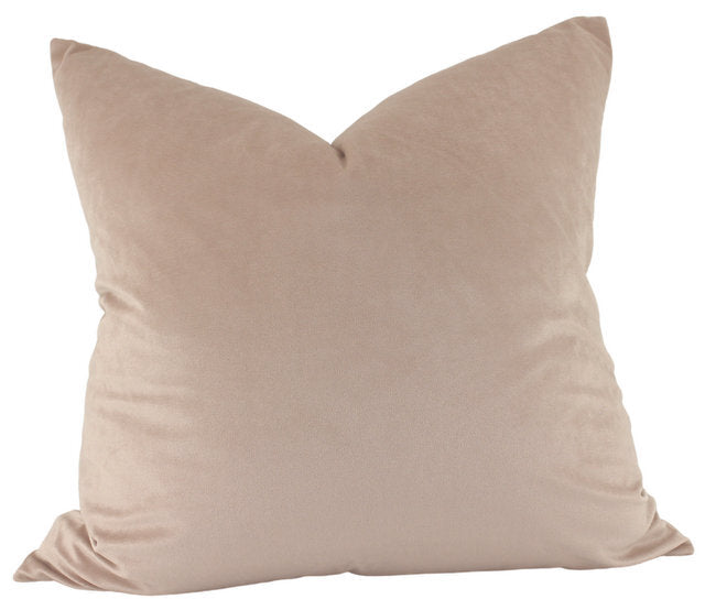 NF Living Cushion - Aria Feather Filled Velvet - Blush 55x55cm