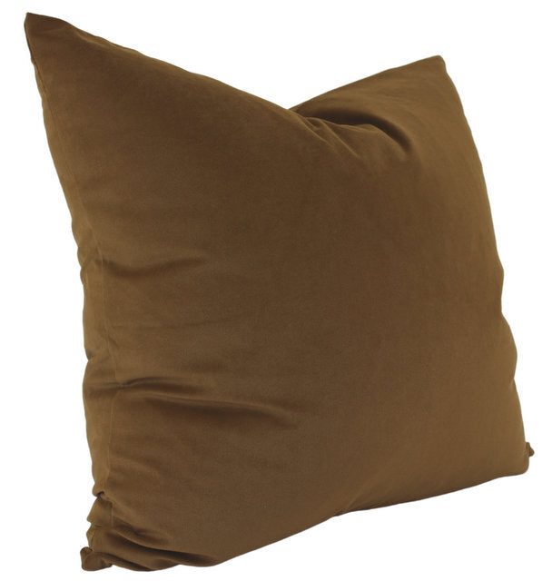 NF Living Cushion - Aria Feather Filled Velvet - Caramel 55x55cm