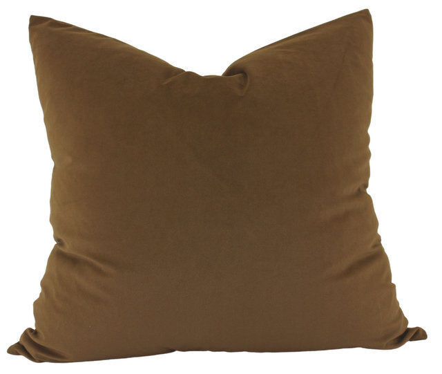 NF Living Cushion - Aria Feather Filled Velvet - Caramel 55x55cm