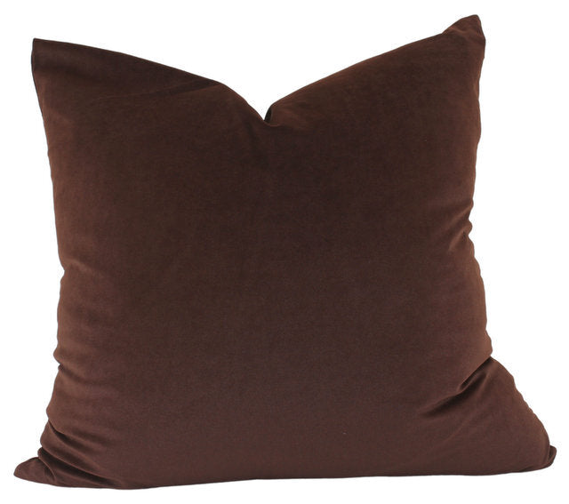 NF Living Cushion - Aria Feather Filled Velvet - Dark Berry 55x55cm