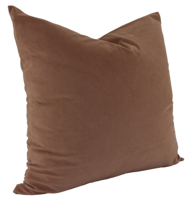 NF Living Cushion - Aria Feather Filled Velvet - Chai 55x55cm
