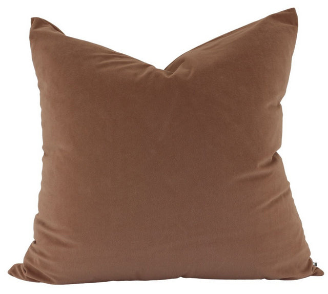 NF Living Cushion - Aria Feather Filled Velvet - Chai 55x55cm
