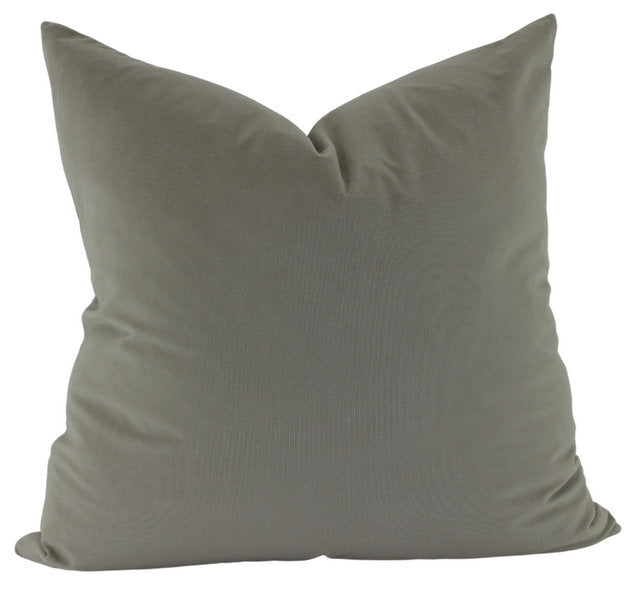 NF Living Cushion - Aria Feather Filled Velvet - Mushroom 55x55cm